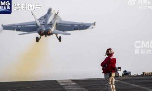 美国航母两架战机,相继坠入南海